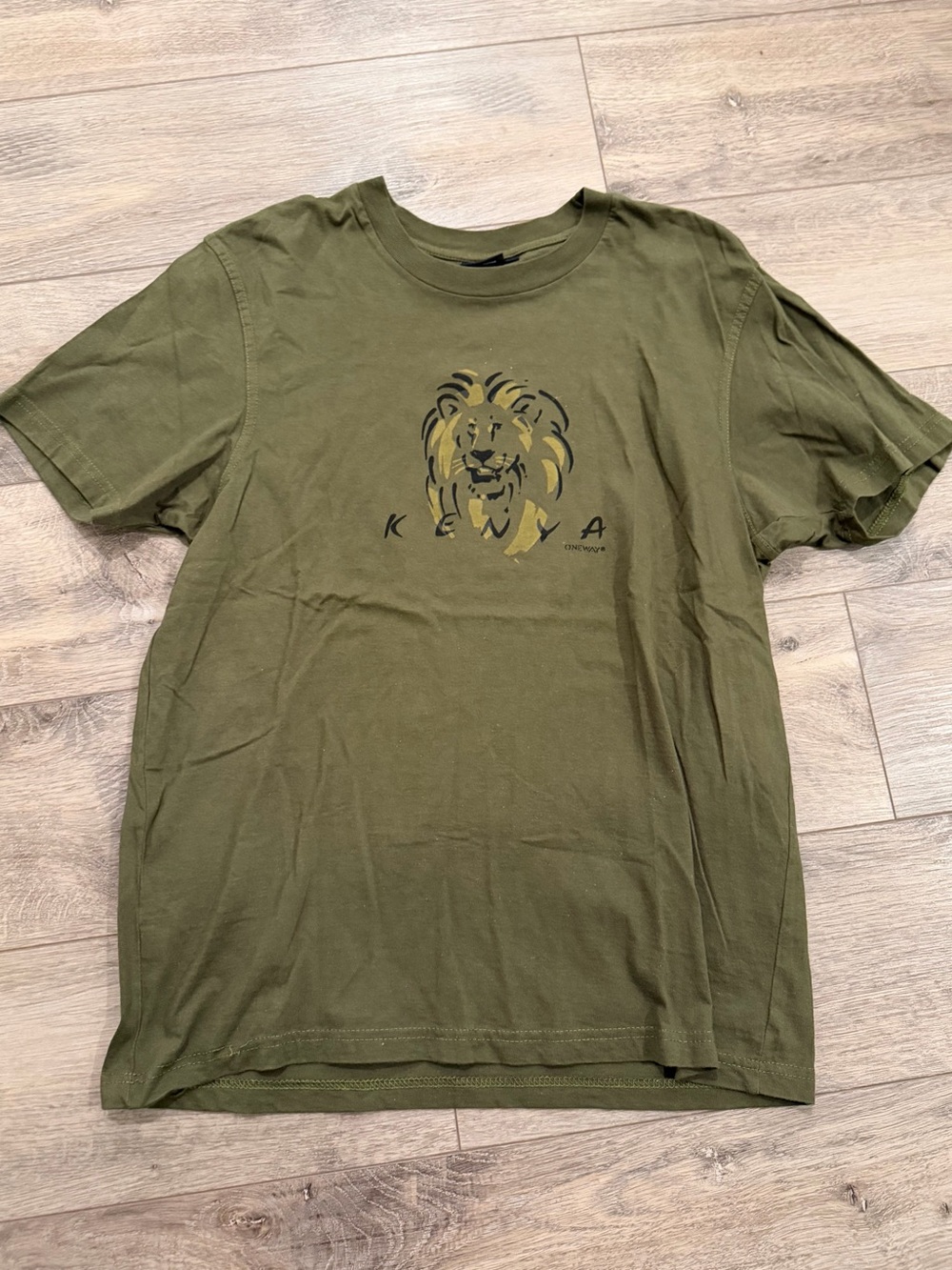 Kaya Olive Green Short Sleeve Graphic Tee